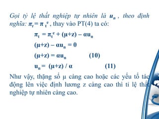 G?it?l?th?tnghi?pt?nhinlun, theo??nhngh?a: t=  te, thayvo PT(4) tac: t  = te + (?+z) C un(?+z) C un  = 0(?+z) = un  		(10)un =  (?+z) / 			(11)Nh?v?y, th?ngs? ? cngcaoho?cccy?ut?tc??nglnvi?c??nhl??ng z cngcaotht?l?th?tnghi?pt?nhincngcao.