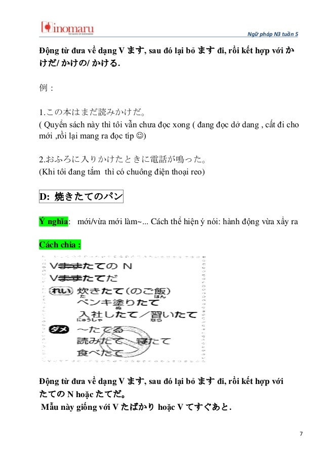 Ngữ Phap N3 Tuần 9