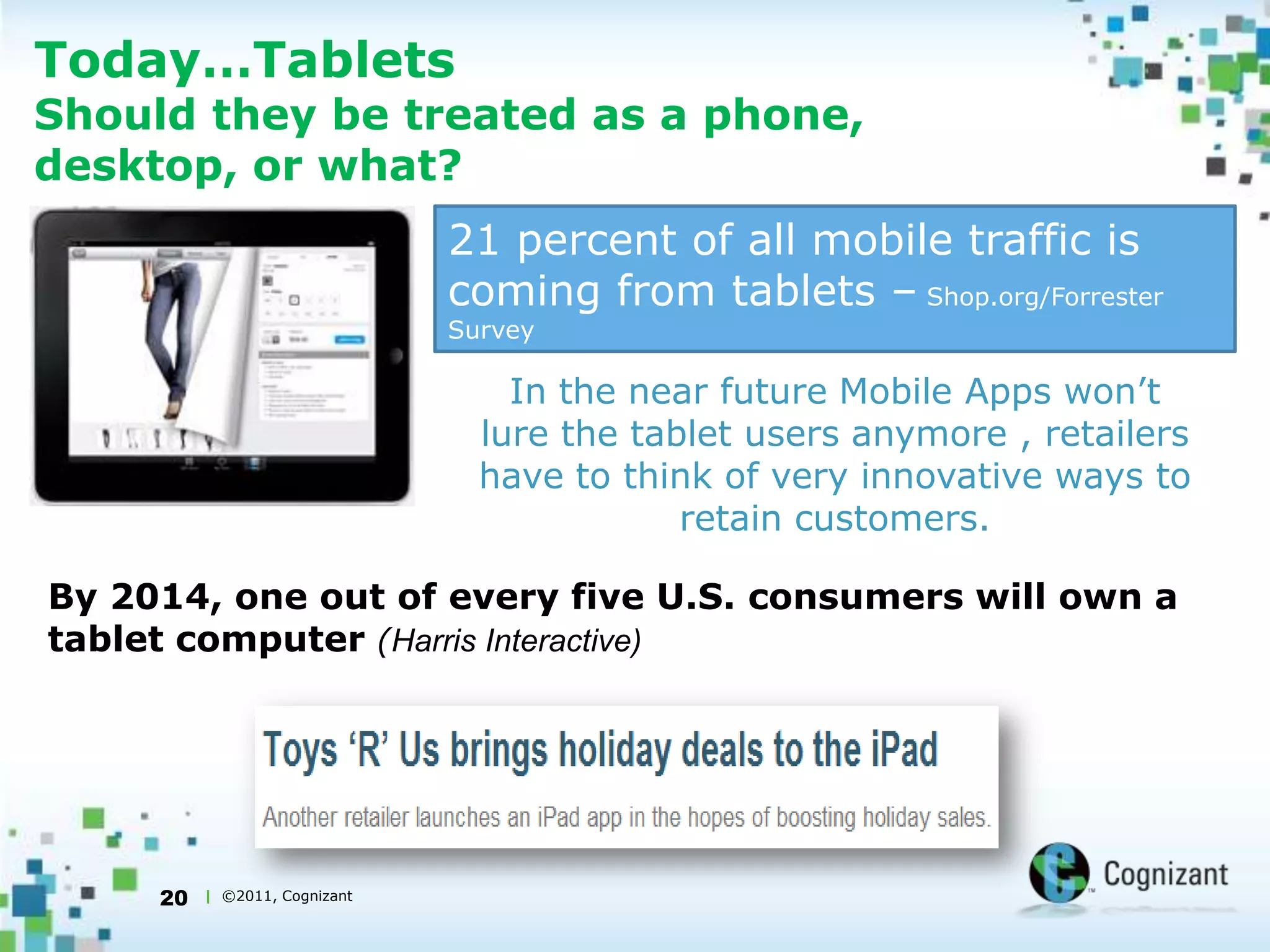 15Today..Mobile DevicesDiscovering what your customers want…"If I had asked people what they wanted, they would have said faster horses." — Henry Ford