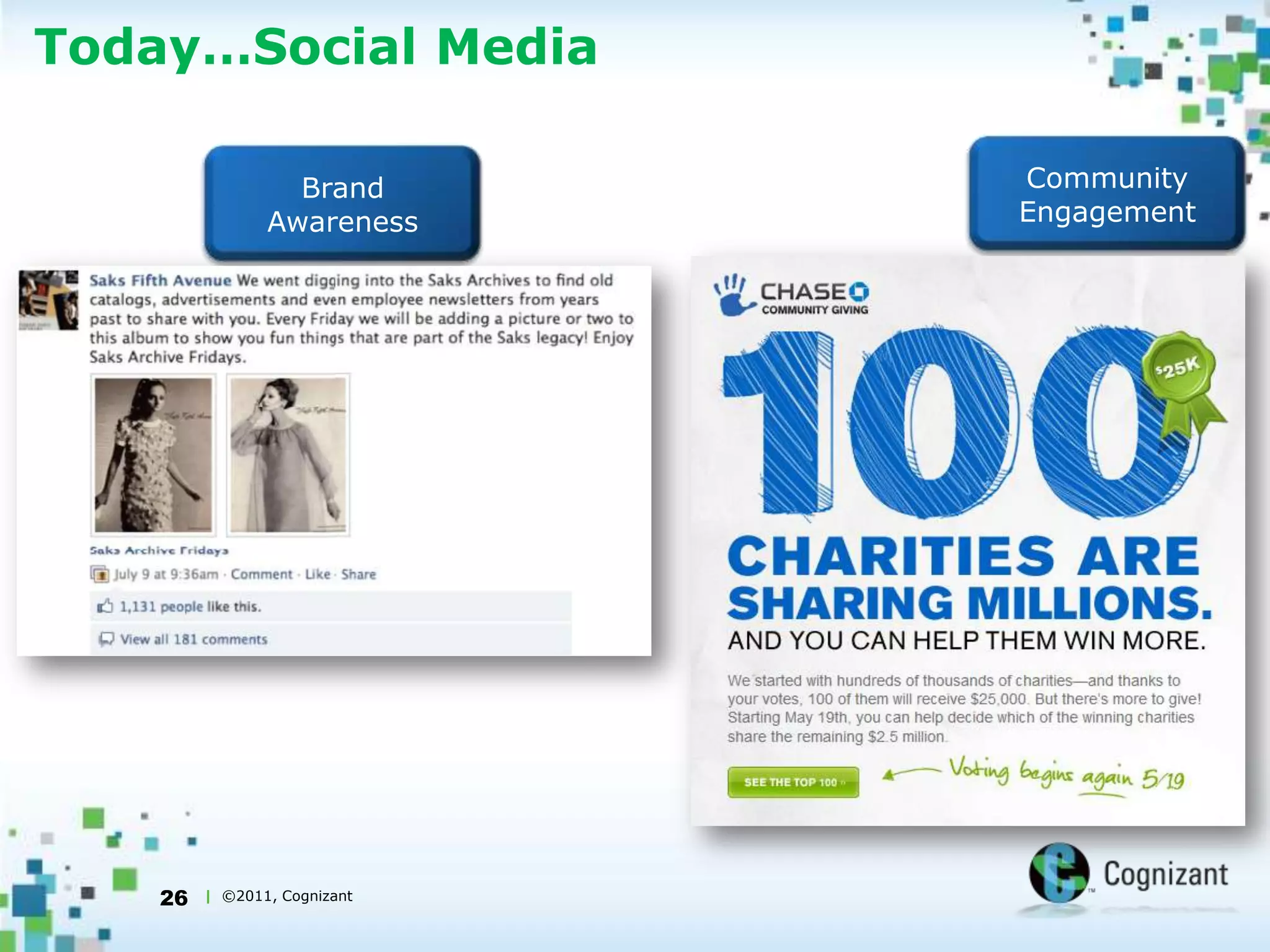 Today…Mobile DevicesThe key questions areWhat mobile devices are your customer segments using? How can your brand best leverage the utility of mobile devices to create an integrated shopping experience making the most of all your assets (stores, web, etc.)?How can you achieve the strongest ROI? FeatureBlackberryWindowsAndroidTabletiPhoneMobile WebsiteGeo-LocateText MessagingMobile AppsInternetCameraCalendarE-MailAudioVideoListsStore LocatorDigital ProductWalletOrder TrackingGift RegistryPaymentsStoreMapsEventsInstructionsExtended InventoryReceiptsFeedbackFind ProductsInventory Look-upOffers/CouponsProduct InformationPreferencesCustomer ServiceSocial Connection21