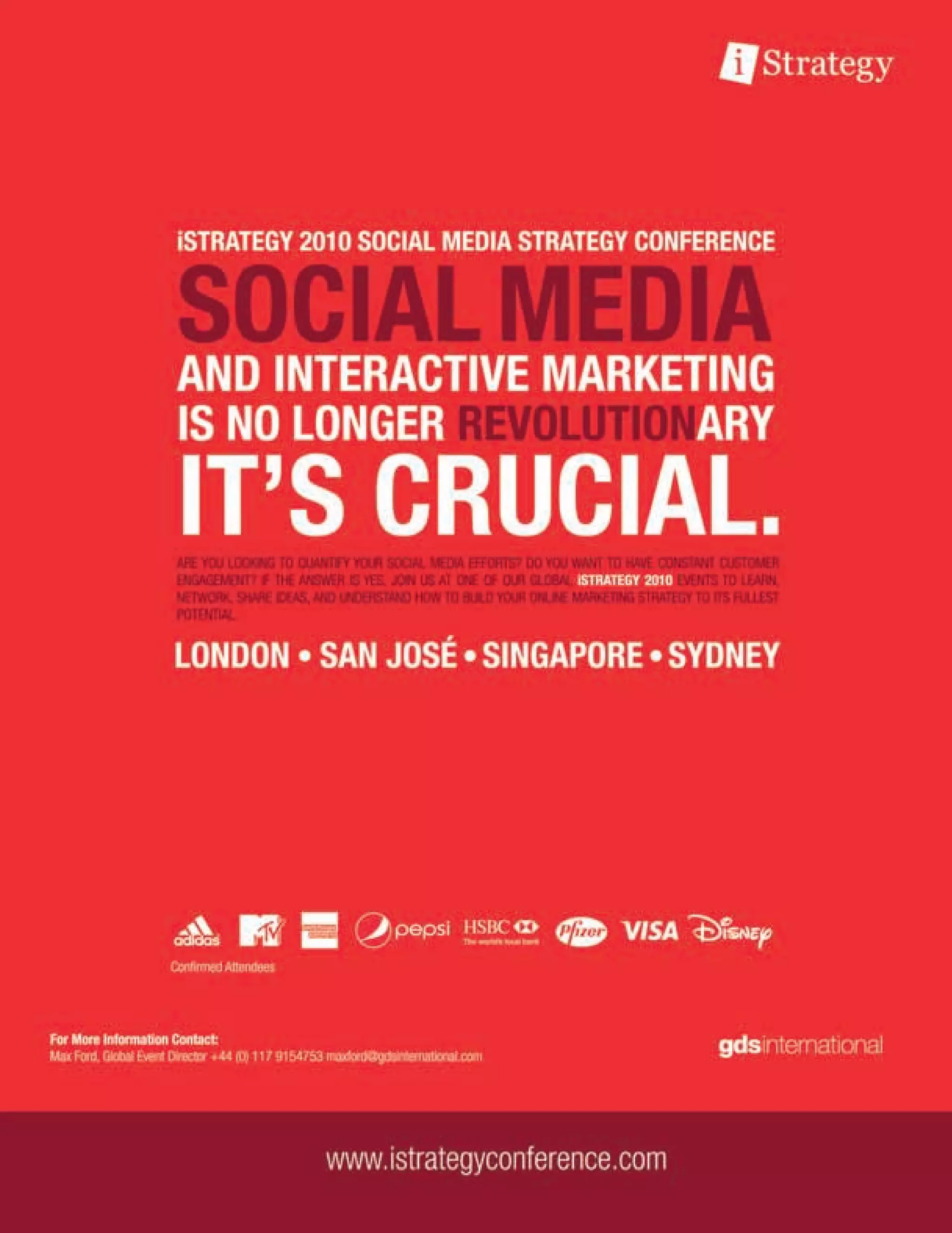 iStrategy AD_B2B.indd 1   30/09/2010 14:27
 