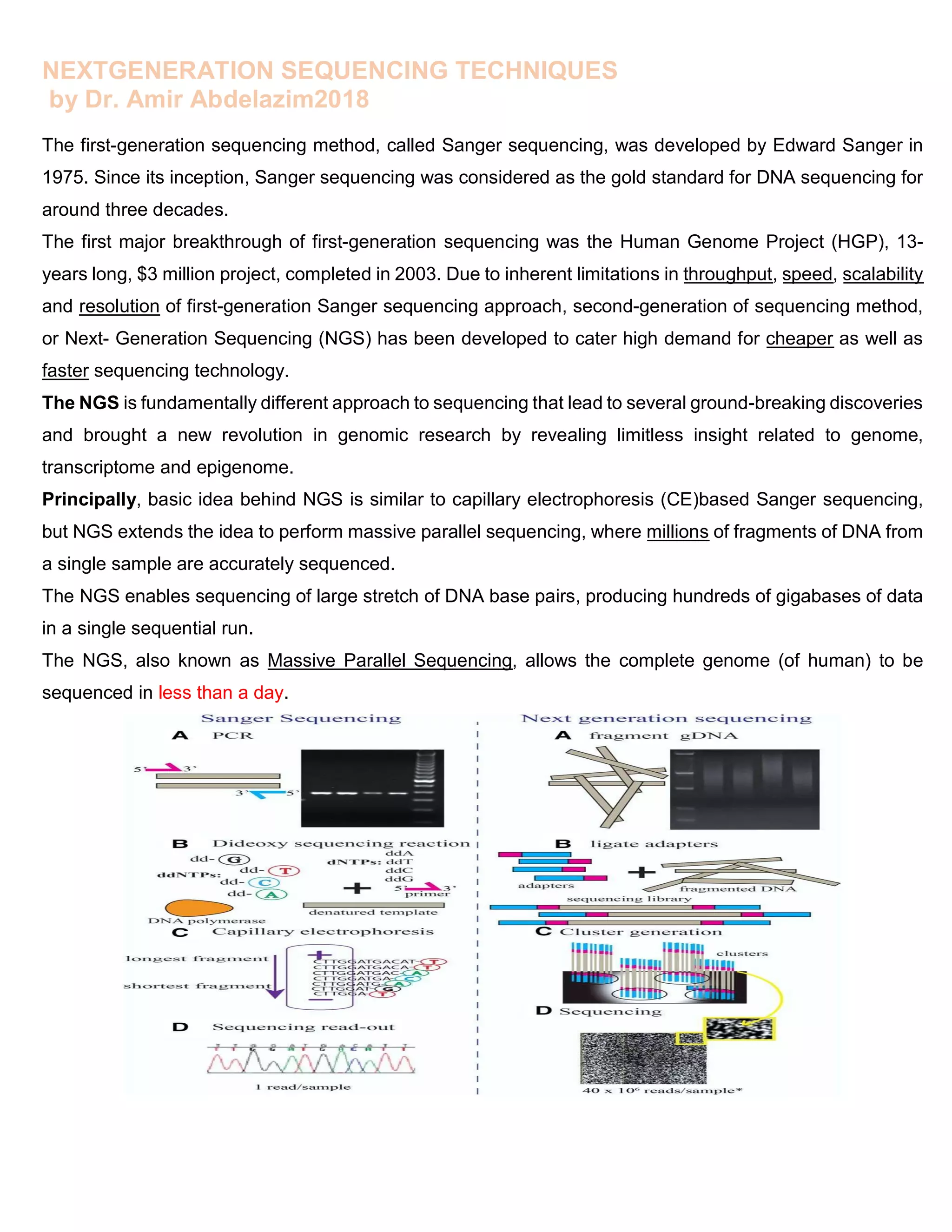 next generation sequencing (recent collection2018) | PDF