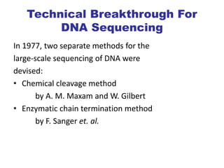 Next Generation Sequencing and its application | PPT