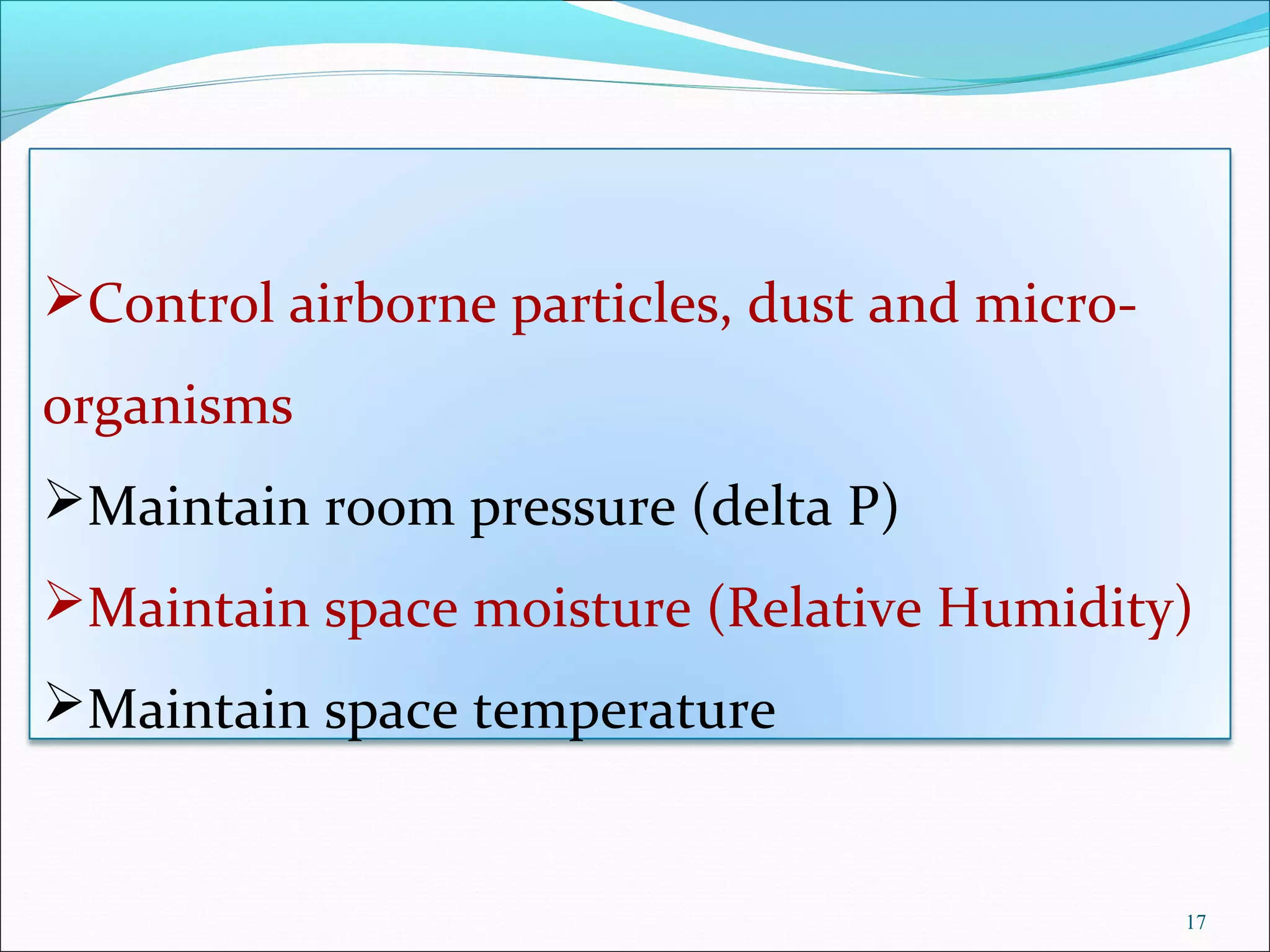 HVAC SYSTEM IN PHARMACEUTICAL INDUSTRY PPT