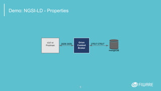 5
Demo: NGSI-LD - Properties
 