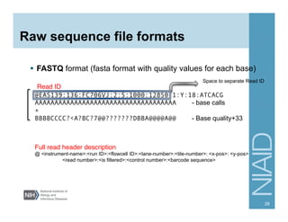 Overview of Next Gen Sequencing Data Analysis | PDF