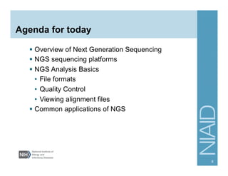 Overview of Next Gen Sequencing Data Analysis | PDF