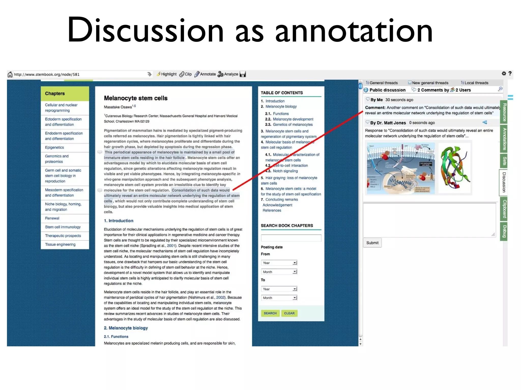 Complex annotation
 