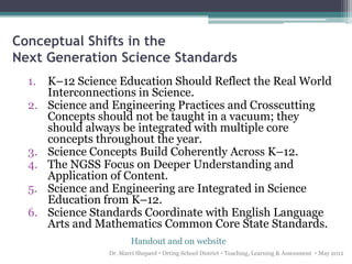 Next Generation Science Standards | PPTX