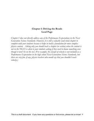 NGSS Active Physics Alignment by Chapter updated 6/3/15 | PDF
