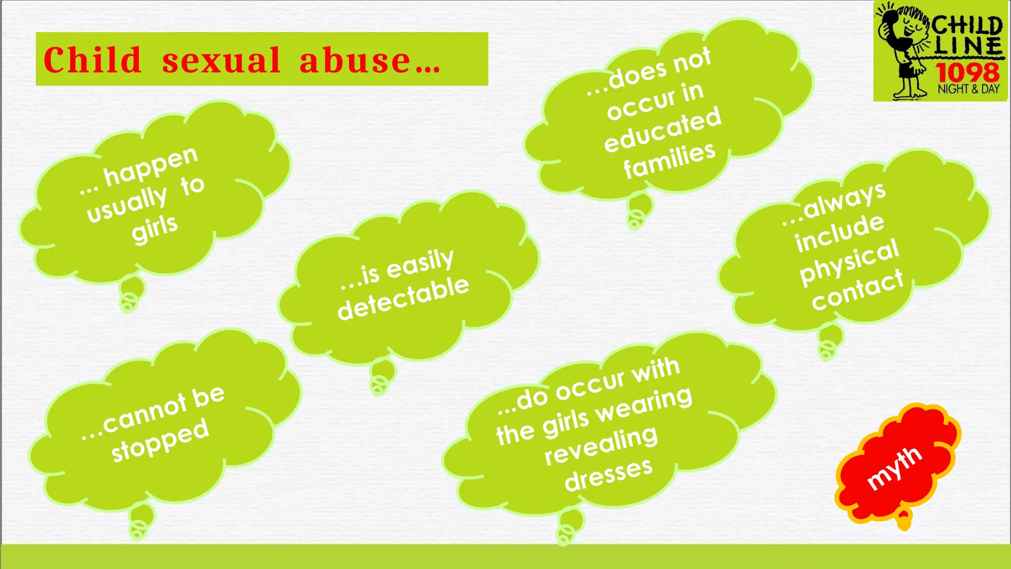 Child sexual abuse…
 