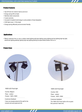 Ngt led 120w,150w,160w