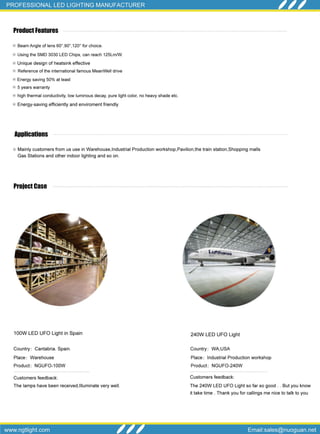 Ngt led 120w,150w,160w