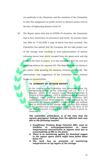23
our gratitude to the Chairman and the members of the Committee
to take this assignment as public service to advance jus...