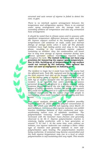 28
occurred and auto sensor of styrene is failed to detect the
conc. in ppm.
There is no interlock system arrangement betw...