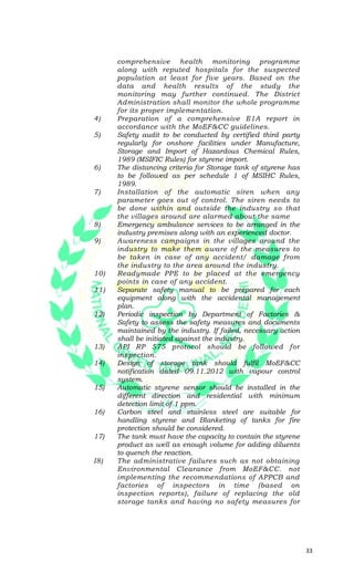 33
comprehensive health monitoring programme
along with reputed hospitals for the suspected
population at least for five y...