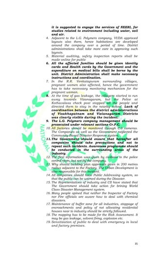 35
it is suggested to engage the services of NEERI, for
studies related to environment including water, soil
and air.
4. A...