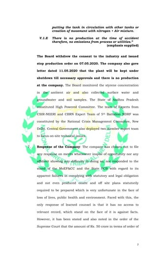 7
putting the tank in circulation with other tanks or
creation of movement with nitrogen + Air mixture.
V.1.E There is no ...