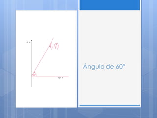 áNgulos de 30°, 60° y 90° en el plano cartesiano | PDF