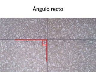Ángulo recto 
 
