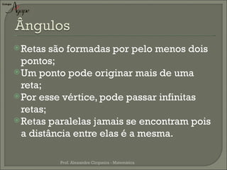 âNgulos formados por duas retas paralelas cortadas por | PPT