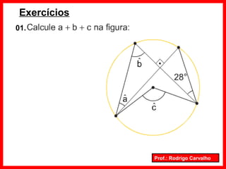 Prof.: Rodrigo Carvalho
Exercícios
01.
 
