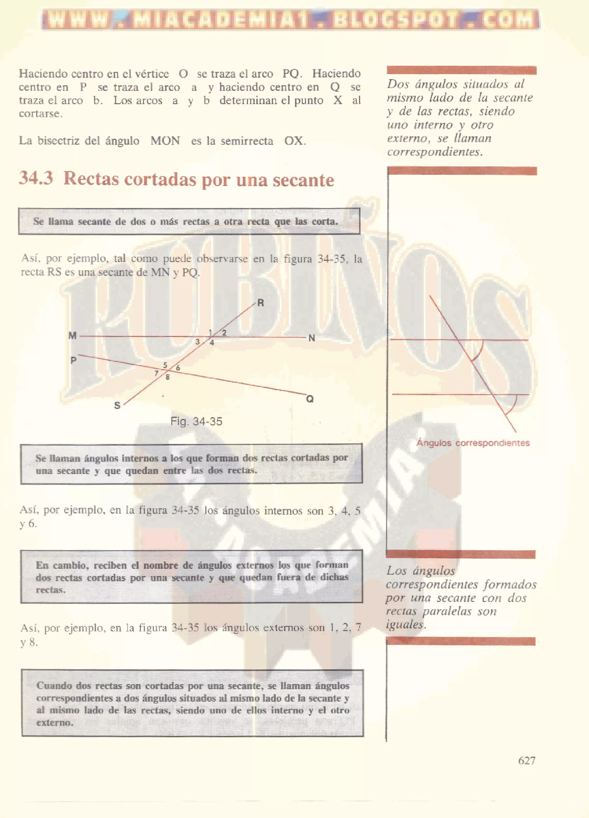 áNgulos  y   rectas