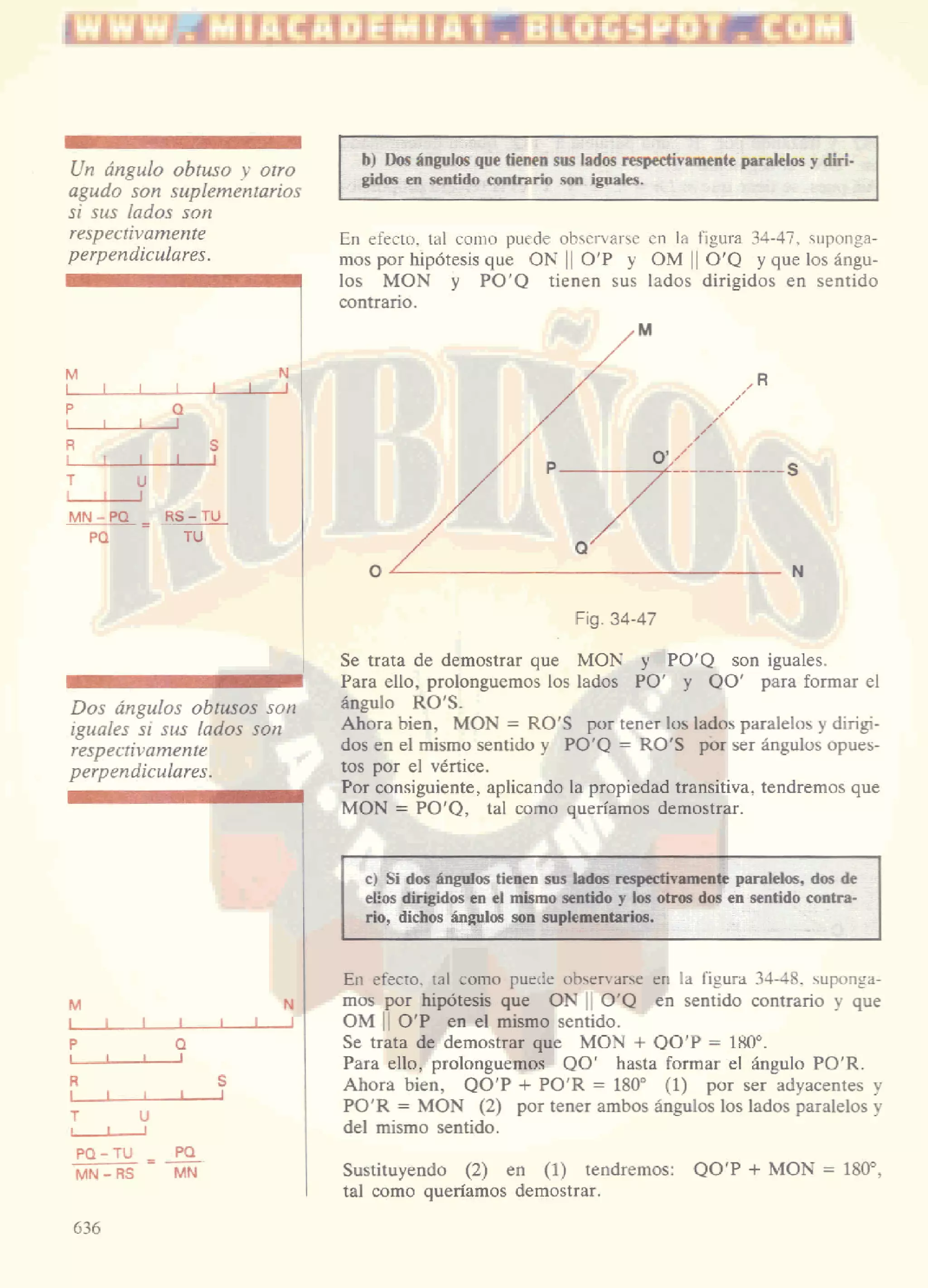 áNgulos  y   rectas