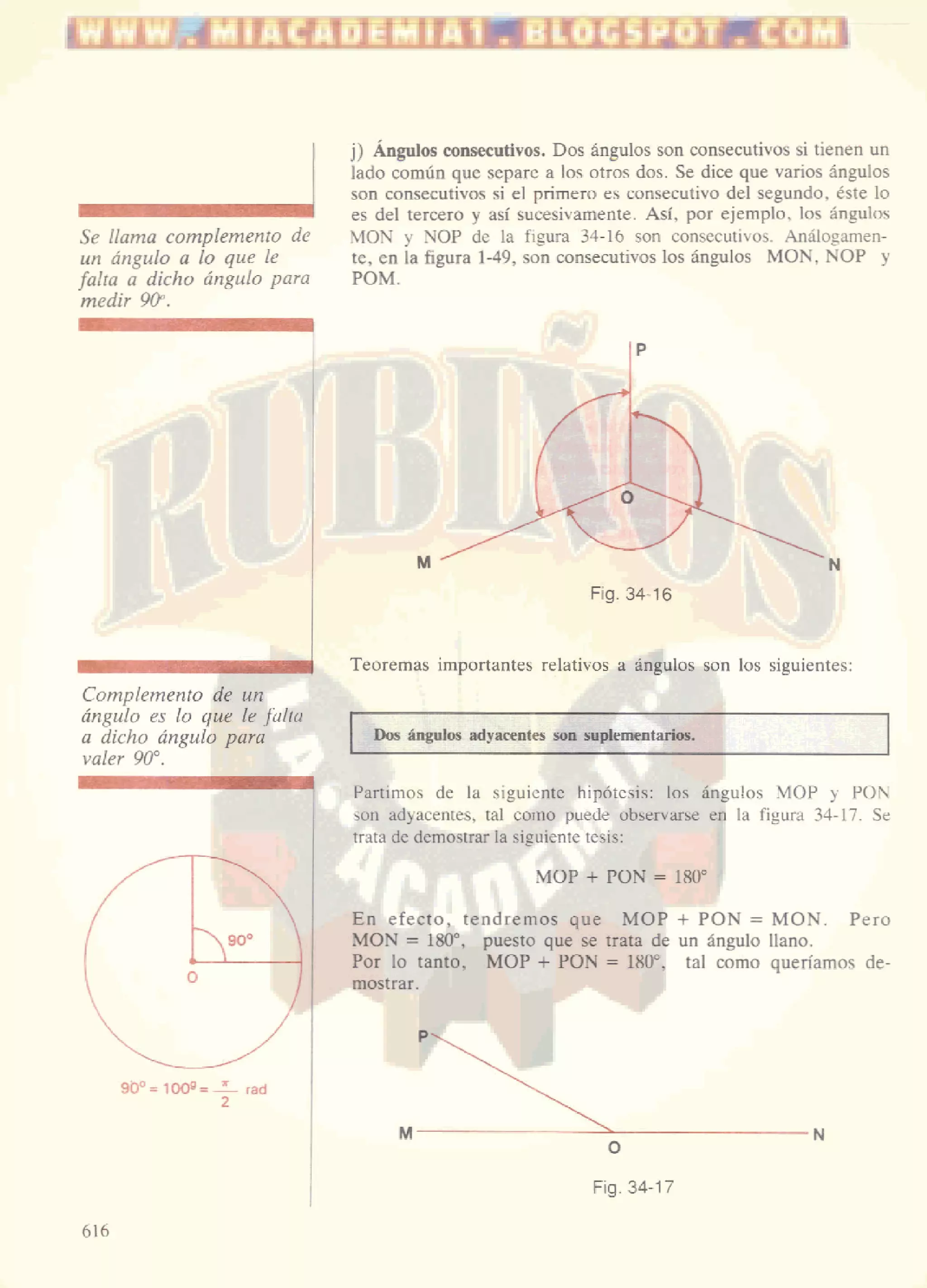 áNgulos  y   rectas
