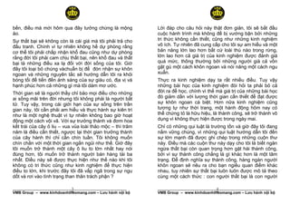 bến, điều mà mới hôm qua đây tưởng chừng là mộng            Lời đáp cho câu hỏi này thật đơn giản, tôi sẽ bắt đầu
ảo.                                                         cuộc hành trình mà không để bị vướng bận bởi những
Sự thất bại sẽ không còn là cái giá mà tôi phải trả cho     tri thức không cần thiết, cũng như những kinh nghiệm
đấu tranh. Chính vì tự nhiên không hề dự phòng rằng         vô ích. Tự nhiên đã cung cấp cho tôi sự am hiểu và một
cơ thể tôi phải chấp nhận khổ đau cũng như dự phòng         bản năng lớn lao hơn bất cứ loài thú nào trong rừng,
rằng đời tôi phải cam chịu thất bại, nên khổ đau và thất    lớn lao hơn cả giá trị của kinh nghiệm được đánh giá
bại là những điều xa lạ đối với đời sống của tôi. Giờ       quá mức, thông thường bởi những người già cả vốn
đây tôi loại bỏ chúng vàchuẩn bị để đón nhận sự khôn        gật gù một cách khôn ngoan và nói năng một cách ngu
ngoan và những nguyên tắc sẽ hướng dẫn tôi ra khỏi          xuẩn.
bóng tối để tiến đến ánh sáng của sự giàu có, địa vị và     Thực ra kinh nghiệm dạy ta rất nhiều điều. Tuy vậy
hạnh phúc hơn cả những gì mà tôi dám mơ ước.                những bài học của kinh nghiệm đòi hỏi ta phải bỏ cả
Thời gian sẽ là người thầy chỉ bảo mọi điều cho những       đời ra để học, chính vì thế mà giá trị của những bài học
ai sống mãi trên đời nhưng tôi không phải là người bất      đó giảm dần với lượng thời gian cần thiết để đạt được
tử. Tuy vậy, trong cái giới hạn của sự sống trên trần       sự khôn ngoan cá biệt. Hơn nữa kinh nghiệm cũng
gian này, tôi cần phải am hiểu và thực hành sự kiên trì     tương tự như thời trang, một hành động hôm nay có
như là một nghệ thuật vì tự nhiên không bao giờ hoạt        thể chứng tỏ là hữu hiệu, là thành công, sẽ trở thành vô
động một cách vội vã. Với sự trưởng thành và đơm hoa        dụng vì không thực hiện được trong ngày mai.
kết trái của cây ô liu – vua vủa loài thảo mộc – thì trăm   Chỉ có những qui luật là trường tồn và giờ đây tôi đang
năm là điều cần thiết, ngược lại thời gian trưởng thành     nắm vững chúng, vì những qui luật hướng dẫn tôi đến
của cây hành thì chỉ cần chín tuần. Tôi không muốn          sự lớn mạnh đã được ghi chép trong những cuộn thư
chín chắn với một thời gian ngắn ngủi như thế. Giờ đây      này. Điều mà các cuộn thư này dạy cho tôi là biết ngăn
tôi muốn trở thành một cây ô liu to lớn nhất hay nói        ngừa thất bại còn quan trọng hơn gặt hái thành công,
đúng hơn, tôi muốn trở thành người bán hàng tài ba          bởi vì sự thành công chẳng là gì khác hơn là một tâm
nhất. Điều này sẽ được thực hiện như thế nào khi tôi        trạng. Để định nghĩa sự thành công, hàng ngàn người
không có tri thức cũng như kinh nghiệm để thực hiện         khôn ngoan sẽ nêu ra cho bạn ngiều quan điểm khác
điều to lớn, khi trước đây tôi đã vấp ngã trong sự ngu      nhau, tuy nhiên sự thất bại luôn luôn được mô tả theo
dốt và rơi vào tình trạng than thân trách phận ?            cùng một cách thức : con người thất bại là con người

                            3
______________________________________________________                                  4
                                                            ______________________________________________________
VMB Group – www.kinhdoanhtheomang.com – Lưu hành nội bộ     VMB Group – www.kinhdoanhtheomang.com – Lưu hành nội bộ
 