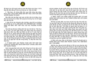 để dành cho mỗi người một sự quan tâm đúng mức được. Và từ           sẻ kinh nghiệm và giải quyết những câu hỏi thuộc về tổ chức mà
đây dẫn đến điều gì? Đó là con tàu tan vỡ. Hãy nhớ đấy!              nhất định nó sẽ nảy sinh. Quả là kế hoạch làm việc của mỗi
                                                                     người không thể mâu thuẫn với kế hoạch toàn mạng lưới và
  2. Tiếp theo, về những điều liên quan đến công việc riêng.
Đừng HỌC CÁCH BÁN HÀNG MÀ HÃY HỌC CÁCH ĐỠ ĐẦU                        không cản trở việc tham gia các lớp đào tạo, lớp học, hội thảo và
VÀ XÂY DỰNG TỔ CHỨC.                                                 những hoạt động quan trọng do công ty tổ chức.
                                                                       5. NHẤT THIẾT VÀ LUÔN LUÔN SỬ DỤNG BẤT CỨ KHẢ
  Nếu điều trên làm Bạn nghi ngờ và thắc mắc tức là Bạn chưa
                                                                     NĂNG NÀO ĐỂ KHÍCH LỆ SỰ THÀNH CÔNG ĐỐI VỚI CỘNG
đọc kỹ chương hai và Bạn nên quay lại chương mục nói về ngày
                                                                     SỰ CỦA BẠN.
làm việc thứ hai.
                                                                        Rồi Bạn sẽ thấy điều này được trả thù lao hậu hĩnh thế nào.
  3. Hãy hổ trợ các cộng tác viên của Bạn, giúp đỡ họ và không
để mất liên lạc với họ, ĐỂ CỘNG TÁC VIÊN MỨC ĐỘ 1 KHÔNG              Tại sao vậy? Hãy hình dung các vận động viên đang dốc hết sức
NGẠI HỎI BẠN, HÃY TIẾP XÚC VỚI HỌ THƯỜNG XUYÊN                       mình để lao về đích: Ai trong số họ sẽ bỏ nhiều sức hơn để có
HƠN.                                                                 thể về đích đầu tiên? Tất nhiên là người hiện tại đang ở vị trí
                                                                     đầu. Anh ta đã cảm thấy phần thưởng đầu tiên trong tầm tay,
   Tiêu đề này đã được khẳng định bởi các nhà tâm lý. Trên thực      cảm thấy mình trên bục chiến thắng, được vây quanh bởi các
tế, từ một ví dụ đơn giản trong cuộc sống cũng cho chúng ta          phóng viên và những người hâm mộ. Dễ hiểu là anh ta có nhiều
thấy được điều này: Nếu bạn thiếu và cần xin ít muối, Bạn sẽ         lý do để phấn đấu cho chiến thắng hơn người đang chạy cuối
đến hỏi xin ai, người hàng xóm Bạn thường hay gặp hay người          hàng và biết họ không thể vượt lên được. Đó là lý do tại sao Bạn
mà Bạn chỉ chào hỏi lúc gặp ngoài đường? Rõ ràng là Bạn sẽ           cần khích lệ cộng tác viên của Bạn. Hãy giúp họ cảm nhận rằng
hỏi người đầu tiên. Các cộng tác viên của Bạn cũng làm y như         họ đang dẫn đầu, họ đang đứng ở phía trước và riêng Bạn đã
vậy. Họ sẽ không bao giờ xin ở Bạn sự giúp đỡ hoặc lời khuyên        chứng thực qua kinh nghiệm bản thân.
nếu họ chỉ gặp bạn một lần trong tháng. Từ đấy kéo theo mục
                                                                       6. Điều cuối cùng. Đây có thể được xem là lời khuyên giá trị:
tiếp theo:
                                                                     ĐỪNG BAO GIỜ THAN VÃN TRƯỚC CỘNG TÁC VIÊN MỨC
  4. ÍT NHẤT MỘT LẦN TRONG TUẦN CẦN TẬP HỌP CÁC                      ĐỘ 1 CỦA MÌNH.
CỘNG SỰ TRONG MỘT BUỔI SINH HOẠT CHUNG, ĐIỀU NÀY
RẤT QUAN TRỌNG.                                                         Một lần nữa, đây lại là vấn đề tâm lý. Đối với các cộng tác viên
                                                                     của Bạn, Bạn không chỉ là nguồn thông tin, Bạn là tấm gương để
   Cách này giúp Bạn luôn luôn nắm thông tin về mọi việc và về       họ noi theo, là cái đích để họ vươn tới, là người mà họ noi theo,
sự hưng phấn của các cộng tác viên mức độ 1 của Bạn. Hơn             là cái đích để họ vươn tới, là người mà họ muốn trở thành. Và
nữa các cuộc họp tương tự như thế có tác dụng củng cố tinh           nếu tấm gương đó bắt đầu than vãn về cuộc sống và những khó
thần và xiết chặt thêm sự hợp tác, rất cần thiết cho mọi loại công   khăn trong công việc, thì tự thâm tâm họ sẽ cảm thấy bất ổn
việc, còn trong kinh doanh theo mạng, nơi mà thành công của          trong bản thân. Hậu quả thật không lường – Bạn sẽ không còn
một người phụ thuộc vào công việc của tất cả mọi người thì điều      mạng lưới nữa. Nói chung, than vãn ví cộng tác viên trực tiếp
này càng tối quan trọng. Chúng tôi chưa nói đến khả năng chia
                           31
 ______________________________________________________                                         32
                                                                      ______________________________________________________
VMB Group – www.kinhdoanhtheomang.com – Lưu hành nội bộ              VMB Group – www.kinhdoanhtheomang.com – Lưu hành nội bộ
 