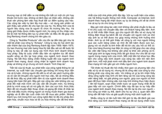 thương mại có thể diễn ra mà không tốn bất cứ một chi phí hay        nhất của một nhà phân phối độc lập. Với sự xuất hiện của video,
khoản trả trước nào, không có lãnh đạo và nhân viên, không cần       các hệ thống truyền thông mới nhất, Computer và Internet, kinh
thuê văn phòng làm việc hay thuê bất cứ điểm quảng cáo nào.          doanh theo mạng đã nhận được sự tự do không chỉ về tài chính
Các cộng tác viên tự làm lấy mọi việc – sử dụng sản phẩm và          mà cả sự tự do cho từng cá nhân.
giới thiệu sản phẩm đó cho bạn bè của họ. Họ đồng thời vừa là           Bây giờ một cộng tác viên mới không cần phải chuẩn bị lâu và
người tiêu dùng vừa là người tổ chức thị trường tiêu thụ. Và         tỉ mỉ cho cuộc nói chuyện đầu tiên với khách hàng đầu tiên. Anh
càng giới thiệu được nhiều người mới, họ càng có thu nhập cao.       ta có thể nhấc điện thoại, gọi cho người đỡ đầu và sử dụng hệ
Đó là một hệ thống liên tục tự phát triển và điều đó đã giúp cho     thống điện thoại ba kênh để nói chuyện với người mới và nhờ
ông Renborg nhanh chóng trở nên giàu có.                             vậy anh ta có thể được trợ giúp trong những tình huống khó
   Công ty “Nutrilite Products” vẫn còn tồn tại đến bây giờ như là   khăn. Anh ta có thể giới thiệu về công ty với mọi người thông
một bộ phận của công ty “Amway”. Công ty này do hai cộnh tác         qua các cuốn băng video và nhờ đó tiết kiệm được sức lực,
viên thành đạt của ông Renborg thành lập năm 1959. Năm 1975,         giọng nói và chuẩn bị tinh thần để trả lời các câu hỏi có thể có.
Ủy ban thương mại Liên bang Hoa Kỳ bắt đầu xét xử để buộc tội        Các cửa hàng thương mại điện tử cũng có thể giúp cho các cộng
công ty này về việc sử dụng các hình thức kinh doanh không           tác viên đặt hàng mà không cần phải ra khỏi văn phòng và E-
hợp pháp. Đây là cuộc chiến đầu tiên và nghiêm túc để dành           mail giúp anh ta ngay trong chốc lát gửi được thư cho tất cả mọi
quyền sống và tồn tại hợp pháp của ngành kinh doanh theo             người trong mạng lưới của mình. Mỗi một tiến bộ khoa học đều
mạng. Nó kết thúc bằng chiến thắng tuyệt đối của ngành kinh          làm cho công việc kinh doanh của cộng tác viên trở nên đơn
doanh theo mạng, được công nhận là ngành kinh doanh hợp              giản hơn, mỗi một phát minh mới đều làm cho ngành kinh doanh
pháp và không có gì chung với kinh doanh “hình tháp ảo”.             theo mạng trở nên gần gũi với nhiều người hơn.
   Tiến bộ của kỹ thuật, sự phát triển của công nghệ thông tin và       Tất nhiên kỹ thuật đòi hỏi nhiều thời gian và phương tiện cho
Internet, sự xuất hiện các chuyên gia không chỉ trong thực tiễn      việc xử lý và sử dụng nó, nhưng đó là công việc của công ty chứ
mà cả lý luận, những người đã viết ra vô số các sách hướng dẫn       không phải của cộng tác viên. Và chẳng có gì lạ khi nhận thấy
và vô vàn lời khuyên cho người mới học việc, tất cả những điều       rằng công nghệ máy tính chỉ làm tăng vai trò của từng cộng tác
đó đã thúc đẩy sự phát triển rầm rộ của ngành kinh doanh theo        viên riêng biệt, nó giải phóng con người, giúp con người có thời
mạng trên toàn thế giới. Bây giờ các cộng tác viên không còn sợ      gian để thực hiện những việc mà máy tính không thực hiện được
phải đối mặt một mình với các vấn đề chuyên môn, họ không            – lên kế hoạch, soạn thảo chiến lược và quan trọng nhất đó là
phải tự mình xoay sở cả núi giấy tờ, làm các con tính, thức thâu     giao tiếp với con người. Chính điều này đã tạo ra sự hấp dẫn
đêm để nói chuyện điện thoại, khản cả giọng để nhắc đi nhắc lại      của ngành kinh doanh theo mạng. Nó tồn tại là cho con người –
mỗi một điều trước những người có mong muốn tham gia doanh           cho từng cá nhân cụ thể, dành cho họ sự chú ý, quan tâm đến
nghiệp và đi đến tận cuối chân trời để mua sản phẩm. Những           từng vấn đề hiện hữu và giải quyết chúng một cách tuyệt vời.
thành tựu mới trong lĩnh vực công nghệ điện tử đã cho phép đơn         Nhiều công ty có tên tuổi trên thế giới từ lâu đã đánh giá cao
giản hóa, chuẩn mực hóa và tối ưu hóa những vấn đề khó khăn          khả năng của kinh doanh theo mạng và đã sử dụng chiến lược
                            5
 ______________________________________________________                                          6
                                                                      ______________________________________________________
VMB Group – www.kinhdoanhtheomang.com – Lưu hành nội bộ              VMB Group – www.kinhdoanhtheomang.com – Lưu hành nội bộ
 