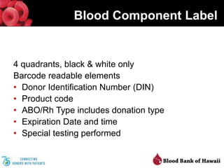 Blood Components 101 | PPTX