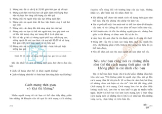 3. Nhûäng viïåc àaä coá sùén tyã lïå 20/80 giûäa thúâi gian vaâ kïët quaã   chuyïån viïín vöng àöëi vúái trûúâng húåp cuãa caác baån. Nhûäng
4. Nhûäng caách laâm múái hûáa heån cùæt giaãm àûúåc thúâi lûúång thûåc     nhêån xeát, phï bònh maâ töi nhêån àûúåc laâ:
   hiïån vaâ/hoùåc laâm tùng chêët lûúång cuãa kïët quaã
                                                                              Töi khöng thïí choån cho mònh caách sûã duång thúâi gian nhû
5. Nhûäng viïåc maâ ngûúâi khaác baão baån khöng àûúåc laâm
                                                                              thïë naâo. Sïëp töi khöng cho pheáp töi laâm vêåy.
6. Nhûäng viïåc maâ ngûúâi khaác àaä thûåc hiïån thaânh cöng úã möåt lônh
   vûåc khaác                                                                 Töi seä phaãi àöíi viïåc laâm múái múái coá thïí laâm theo lúâi khuyïn
7. Nhûäng viïåc cêìn duâng àïën khaã nùng saáng taåo cuãa baån                cuãa anh vaâ töi khöng àuã can àaãm àïí maåo hiïím nhû vêåy.
8. Nhûäng viïåc maâ baån coá thïí nhúâ ngûúâi khaác laâm giuáp mònh maâ       Lúâi khuyïn naây rêët töët cho nhûäng ngûúâi giaâu coá, nhûng àún
   chó töën möåt lûúång cöng sûác tûúng àöëi ñt oãi vïì phña baån             giaãn laâ töi khöng coá àûúåc mûác àöå tûå do àoá.
9. Bêët cûá viïåc gò nïëu coá nhûäng ngûúâi phöëi húåp chêët lûúång cao,      Laâm theo lúâi anh chùæc laâ töi àaânh phaãi ly dõ nhaâ töi thöi!
   nhûäng ngûúâi àaä vûúåt qua àûúåc caái quy luêåt 80/20 vaâ sûã duång
                                                                              Mong ûúác cuãa töi laâ laâm sao tùng hiïåu quaã cuãa mònh lïn
   thúâi gian möåt caách khaác ngûúâi vaâ coá hiïåu quaã
                                                                              25%, chûá khöng phaãi 250%. Àún laâ töi khöng tin àiïìu àoá coá
10. Nhûäng viïåc maâ cú höåi chó coá möåt lêìn – hoùåc bêy giúâ hoùåc
    khöng bao giúâ                                                            thïí laâm àûúåc.
                                                                              Nïëu dïî nhû anh noái thò moåi ngûúâi àaä laâm nhû thïë röìi.
        Hònh 39 10 caách sûã duång thúâi gian taåo giaá trõ cao nhêët

                                                                               Nïëu nhû baån cuäng noái ra nhûäng àiïìu
   Khi cên nhùæc vïì caách sûã duång thúâi gian, haäy àùåt ra hai cêu
hoãi:
                                                                               nhû thïë thò caách maång thúâi gian coá leä
                                                                                  khöng phaãi laâ caái daânh cho baån
   Caách sûã duång nhû thïë coá khaác ngûúâi khöng?
   Caách sûã duång nhû thïë coá hûáa heån laâm tùng hiïåu quaã khöng?         Töi coá thïí toám lûúåc (hoùåc chñ ñt laâ chïë giïîu) nhûäng phaãn höìi
                                                                            trïn nhû sau: “Töi khöng phaãi laâ ngûúâi cêëp tiïën, noái gò àïën
                                                                            caách maång, thöi àïí töi yïn ài. Vïì cú baãn töi caãm thêëy haâi loâng
                                                                            vïì nhûäng chên trúâi hiïån coá cuãa töi”. Noái thïë thò cuäng phaãi.
                    Caách maång thúâi gian                                  Caách maång laâ caách maång. Caách maång laâm cho ta caãm thêëy
                     coá khaã thi khöng?                                    khöng thoaãi maái, laâm cho ta àau khöí vaâ gêy ra nhiïìu hiïím
                                                                            nguy. Trûúác khi bùæt tay vaâo laâm caách maång, haäy yá thûác rùçng
   Nhiïìu ngûúâi trong söë caác baån coá thïí caãm thêëy rùçng phêìn        caách maång luön coá nhûäng ruãi ro lúán vaâ seä àûa baån àïën nhûäng
lúán nhûäng lúâi khuyïn cuãa töi quaá laâ caách maång vaâ laâ nhûäng        vuâng xa laå, chûa tûâng coá trïn baãn àöì.


264                                                                                                                                              265
 