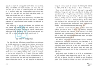 gùåp gúä maâ ngûúâi êëy khöng phaãi laâ tiïu àiïím cuãa sûå chuá yá,      troång àöëi vúái moåi ngûúâi rêët saát nhau vïì söë lûúång, bêët chêëp laâ
chùèng haån nhû khi xem truyïìn hònh hay xem phim). Haäy xem              hoå úã àêu, trònh àöå tû duy thïë naâo vaâ thuöåc vùn hoáa naâo.
töíng thúâi gian boã ra vúái 20 ngûúâi trong danh saách laâ 100 àún         Quan saát naây dêîn àïën ‘lyá thuyïët laâng maåc’ trong ngaânh
võ, vaâ phên böë tûúng ûáng. Thöng thûúâng, baån seä thêëy rùçng          nhên hoåc. Trong möåt ngöi laâng chêu Phi, têët caã nhûäng möëi
baån boã ra ñt hún 80% thúâi gian nhiïìu vúái nhoám ngûúâi ñt oãi         quan hïå naây xaãy ra trong khoaãng caách vaâi trùm meát vaâ thûúâng
mang àïën cho baån 80% ‘giaá trõ quan hïå’.                               àûúåc hònh thaânh trong möåt khoaãng thúâi gian ngùæn. Àöëi vúái
  Nhû vêåy, àaä roä chuáng ta cêìn phaãi laâm gò. Haäy baám theo          chuáng ta, nhûäng möëi quan hïå naây coá thïí traãi röång ra khùæp
chêët lûúång hún laâ söë lûúång. Haäy boã ra thúâi gian vaâ cöng sûác     haânh tinh vaâ keáo daâi suöët caã àúâi ngûúâi. Dêîu gò ài nûäa, nhûäng
cuãa mònh àïí cuãng cöë vaâ laâm thêm sêu hún caác möëi quan hïå          möëi quan hïå êëy taåo nïn möåt ngöi laâng maâ möîi ngûúâi trong
quan troång.                                                              chuáng ta àïìu coá trong àêìu. Vaâ möåt khi nhûäng ö àoá àaä àûúåc
  Thïë nhûng coân coá möåt lúâi khuyïn khaác, liïn quan àïën thúâi        lêëp kñn, chuáng xem nhû àaä vônh viïîn bõ lêëp kñn.
gian cuãa caác möëi quan hïå trong cuöåc söëng cuãa chuáng ta. Hoáa         Caác nhaâ nhên hoåc cho rùçng nïëu chuáng ta coá quaá nhiïìu kinh
ra khaã nùng taåo ra nhûäng möëi quan hïå gêìn guäi cuãa con ngûúâi       nghiïåm quaá súám thò chuáng ta khöng coân khaã nùng thiïëp lêåp
hoaân toaân khöng phaãi laâ vö haån. Luön coá möåt sûå thoãa hiïåp        thïm caác möëi thêm giao. Àiïìu naây coá thïí giaãi thñch cho sûå húâi
giûäa chêët vaâ lûúång maâ chuáng ta cêìn phaãi yá thûác roä.             húåt thûúâng thêëy úã nhûäng ngûúâi coá nghïì hay àiïìu kiïån buöåc hoå
                                                                          phaãi coá nhiïìu möëi quan hïå nhû ngûúâi baán haâng, hay nhûäng
                                                                          ai thûúâng xuyïn chuyïín chöî úã.
                   Lyá thuyïët laâng maåc                                   J. G. Ballard dêîn ra laâm vñ duå möåt dûå aán caãi taåo úã tiïíu bang
                                                                          California cho nhûäng phuå nûä treã söëng cuâng vúái nhûäng keã töåi
  Caác nhaâ nhên hoåc nhêën maånh rùçng söë lûúång caác möëi quan
                                                                          phaåm. Nhûäng phuå nûä naây coân treã, tuöíi chó 21-22, vaâ chûúng
hïå caá nhên quan troång vaâ mang laåi cho chuáng ta niïìm vui maâ
                                                                          trònh àoá laâ nhùçm taåo ra cho hoå möåt möi trûúâng xaä höåi múái,
chuáng ta coá thïí thiïët lêåp laâ coá haån.2 Dûúâng nhû mêîu hònh
                                                                          chuã yïëu laâ nhûäng ngûúâi tònh nguyïån thuöåc giúái trung lûu.
chung cuãa moåi ngûúâi trong xaä höåi laâ coá hai ngûúâi baån quan
troång tûâ thúâi niïn thiïëu, hai ngûúâi baån quan troång luác trûúãng    Nhûäng ngûúâi tònh nguyïån naây kïët baån vúái hoå vaâ múâi hoå àïën

thaânh vaâ hai baác sô. Thöng thûúâng, coá hai ngûúâi maâ chuáng ta       nhaâ chúi.
coá quan hïå tònh duåc laâm cho têët caã nhûäng ngûúâi khaác trúã nïn       Nhiïìu ngûúâi trong söë nhûäng cö gaái treã êëy àaä lêåp gia àònh úã
lu múâ. Thöng thûúâng nhêët laâ baån chó yïu coá möåt lêìn vaâ coá möåt   àöå tuöíi quaá súám. Nhiïìu ngûúâi coá con àêìu luác múái 13 hoùåc 14
thaânh viïn trong gia àònh maâ baån yïu thûúng trïn têët caã              tuöíi. Möåt söë lêåp gia àònh àïën ba lêìn khi hoå múái úã tuöíi àöi
nhûäng thaânh viïn coân laåi. Caác möëi quan hïå caá nhên quan            mûúi. Thöng thûúâng hoå coá haâng trùm ngûúâi tònh vaâ àöi khi coá


288                                                                                                                                             289
 