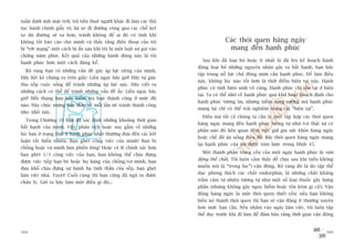 tuêìn dûúái aánh mùåt trúâi, traã tiïìn thuï ngûúâi khaác ài laâm caác thuã
tuåc haânh chñnh giêëy túâ, laái xe ài àûúâng voâng qua caác chöî keåt
xe duâ àûúâng seä xa hún, traánh khöng àïí ai àoá coá tñnh khñ
khöng töët baáo caáo cho mònh vaâ thêëy rùçng àiïån thoaåi cuãa töi                         Caác thoái quen haâng ngaây
bõ “rúát maång” möåt caách bñ êín sau khi töi bõ möåt luêåt sû goåi vaâo                     mang àïën haånh phuác
chûâng nùm phuát. Kïët quaã cuãa nhûäng haânh àöång naây laâ töi
                                                                                Sau khi àaä loaåi boã hoùåc ñt nhêët laâ àaä lïn kïë hoaåch haânh
haånh phuác hún möåt caách àaáng kïí.
                                                                              àöång loaåi boã nhûäng nguyïn nhên gêy ra bêët haånh, baån haäy
  Roä raâng baån coá nhûäng vêën àïì gêy aáp lûåc riïng cuãa mònh.
                                                                              têåp trung nöî lûåc chuã àöång mûu cêìu haånh phuác. Àïí laâm àiïìu
Haäy liïåt kï chuáng ra trïn giêëy: Liïìn ngay bêy giúâ! Haäy tûå giaác
                                                                              naây, khöng luác naâo töët hún laâ thúâi àiïím hiïån taåi naây. Haånh
thu xïëp cuöåc söëng àïí traánh nhûäng aáp lûåc naây. Haäy viïët ra
                                                                              phuác coá tñnh hiïån sinh vö cuâng. Haånh phuác chó töìn taåi úã hiïån
nhûäng caách coá thïí àïí traánh nhûäng vêën àïì êëy: Liïìn ngay bêy
                                                                              taåi. Ta coá thïí nhúá vïì haånh phuác quaá khûá hoùåc hoaåch àõnh cho
giúâ! Möîi thaáng baån haäy kiïím tra baån thaânh cöng úã mûác àöå
                                                                              haånh phuác tûúng lai, nhûng niïìm sung sûúáng maâ haånh phuác
naâo. Haäy chuác mûâng baãn thên vïì möîi lêìn neá traánh thaânh cöng
                                                                              mang laåi chó coá thïí traãi nghiïåm trong caái “hiïån taåi”.
nho nhoã naây.
                                                                                Àiïìu maâ têët caã chuáng ta cêìn laâ möåt têåp húåp caác thoái quen
  Trong Chûúng 10 baån àaä xaác àõnh nhûäng khoaãng thúâi gian
                                                                              haâng ngaây mang àïën haånh phuác tûúng tûå nhû (vaâ thêåt sûå coá
bêët haånh cuãa mònh. Viïåc phên tñch hoùåc suy gêîm vïì nhûäng
                                                                              phêìn naâo àoá liïn quan àïën) viïåc giûä gòn sûác khoãe haâng ngaây
luác baån úã traång thaái ñt haånh phuác nhêët thûúâng àûa àïën caác kïët
                                                                              hoùåc chïë àöå ùn uöëng àiïìu àöå. Baãy thoái quen haâng ngaây mang
luêån rêët hiïín nhiïn. Baån gheát cöng viïåc cuãa mònh! Baån bõ
                                                                              laåi haånh phuác cuãa töi àûúåc toám lûúåc trong Hònh 45.
chöìng hoùåc vúå mònh laâm phiïìn loâng! Hoùåc coá leä chñnh xaác hún
                                                                                Möåt thaânh phêìn troång yïëu cuãa möåt ngaây haånh phuác laâ vêån
baån gheát 1/3 cöng viïåc cuãa baån, baån khöng thïí chõu àûång
                                                                              àöång thïí chêët. Töi luön caãm thêëy dïî chõu sau khi (nïëu khöng
àûúåc viïåc tiïëp baån beâ hoùåc hoå haâng cuãa chöìng/vúå mònh, baån
                                                                              muöën noái laâ “trong luác”) vêån àöång. Roä raâng àoá laâ do têåp thïí
àau khöí chõu àûång sûå haânh haå tinh thêìn cuãa sïëp, baån gheát
                                                                              duåc phoáng thñch caác chêët endorphin, laâ nhûäng chêët khaáng
laâm viïåc nhaâ. Tuyïåt! Cuöëi cuâng thò baån cuäng àaä ngöå ra àûúåc
                                                                              trêìm caãm tûå nhiïn tûúng tûå nhû möåt söë loaåi thuöëc gêy hûng
chên lyá. Giúâ ta haäy laâm möåt àiïìu gò àoá...
                                                                              phêën (nhûng khöng gêy nguy hiïím hoùåc töën keám gò caã!). Vêån
                                                                              àöång haâng ngaây laâ möåt thoái quen thiïët yïëu: nïëu baån khöng
                                                                              biïën noá thaânh thoái quen thò baån seä vêån àöång ñt thûúâng xuyïn
                                                                              hún mûác baån cêìn. Nïëu nhùçm vaâo ngaây laâm viïåc, töi luön têåp
                                                                              thïí duåc trûúác khi ài laâm àïí àaãm baão rùçng thúâi gian vêån àöång


368                                                                                                                                              369
 