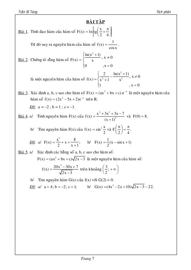 Nguyen Ham Va Tich Phan