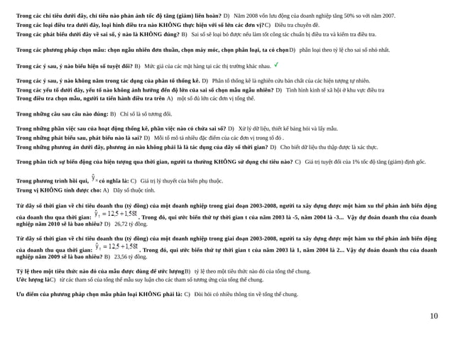 Nguyen ly thong ke | PDF