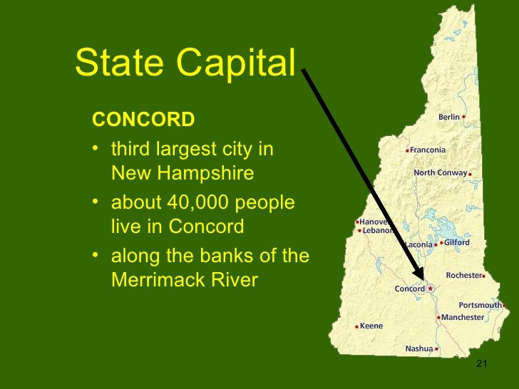 Largest cities in nh
