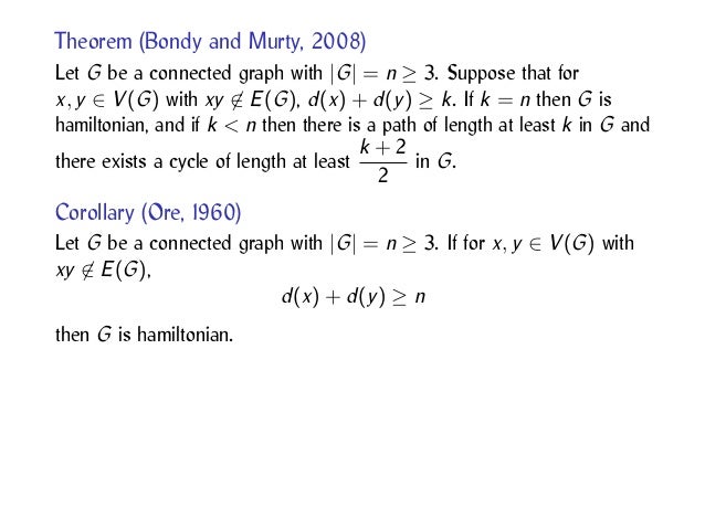 Nonhamiltonian Graphs