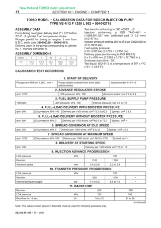 NH TD60D-TD95D Transmission & Clutch Repair Guide | PDF
