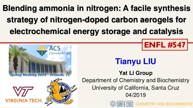 Blending Ammonia In Nitrogen A Facile Synthesis Strategy Of