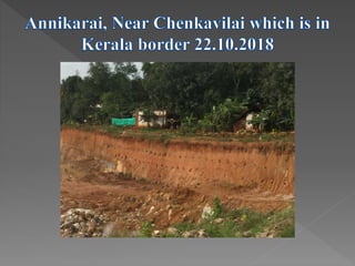 The Four Lane Road in Kanyakumari District Currently Under Construction. As on Sep 2018