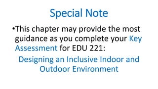 Arranging the learning environment chapter 13 | PPTX