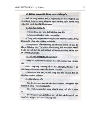 NHAÂN TÖÔÙNG HOÏC – Hy Tröông   14
 