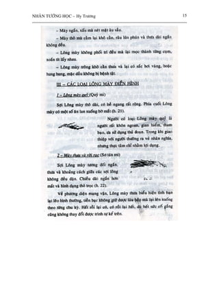 NHAÂN TÖÔÙNG HOÏC – Hy Tröông   15
 
