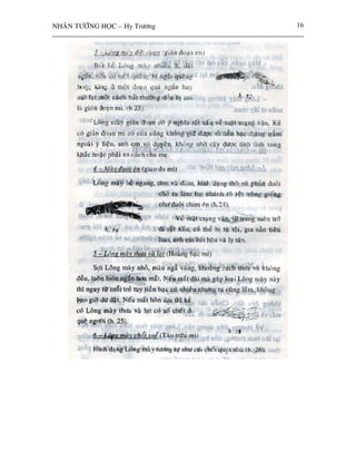 NHAÂN TÖÔÙNG HOÏC – Hy Tröông   16
 