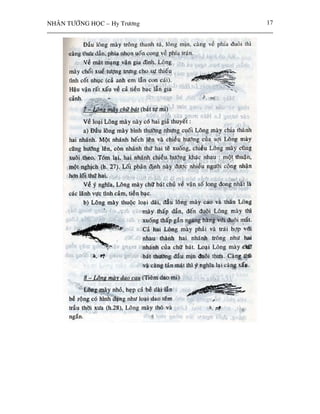 NHAÂN TÖÔÙNG HOÏC – Hy Tröông   17
 