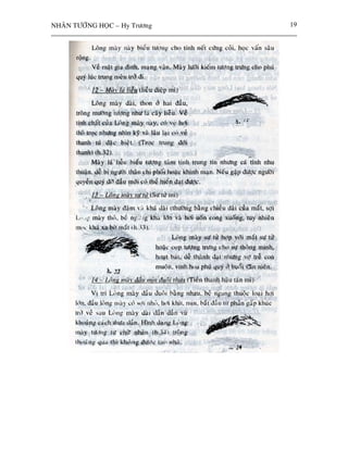 NHAÂN TÖÔÙNG HOÏC – Hy Tröông   19
 
