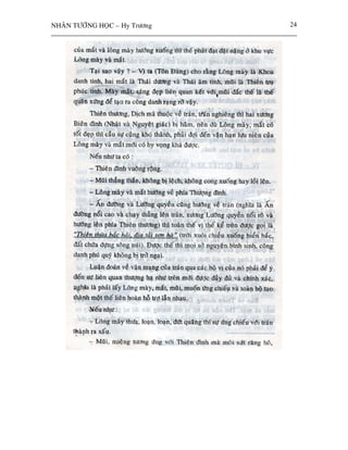 NHAÂN TÖÔÙNG HOÏC – Hy Tröông   24
 